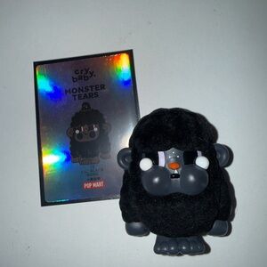 Pop Mart Cry Baby Monster Tears 'Lil Black Kong' Collectible Figure - Black